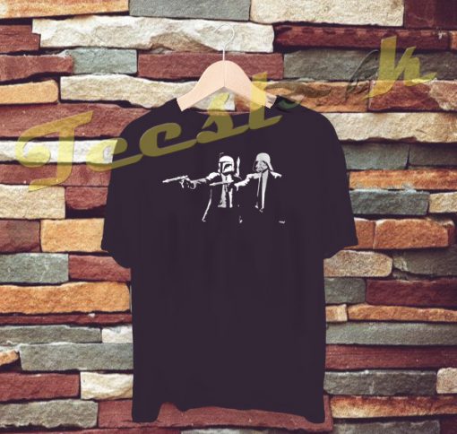 Inspired By StarWars Pulp Fiction Banksy Mashup tees shirt