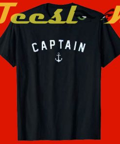 Nautical Captain Sailing Boat Anchor tees shirt