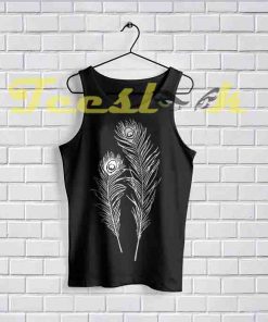 Tank Top Peacock Feathers