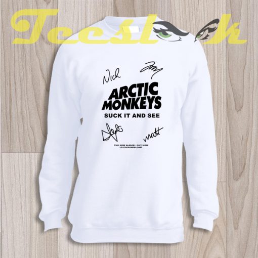 Sweatshirt arctic Monkeys Cover Album signature