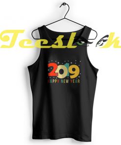 Tank Top Happy New Year 2019 Vintage New Year's Eve