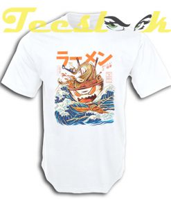The Great Ramen off Kanagawa tees shirt