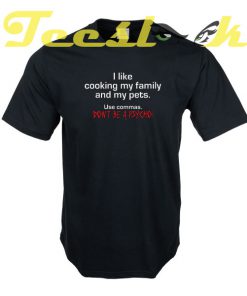 Cooking Family tees shirt