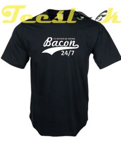 Eating Bacon tees shirt
