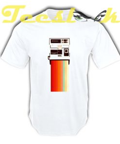 Instant Camera Rainbow tees shirt