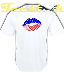Lips of USA tees shirt