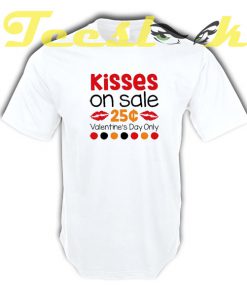 Valentine Kisses tees shirt