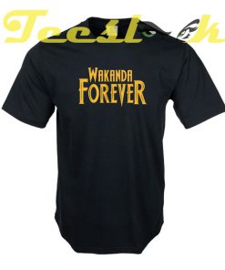 Wakanda Forever E tees shirt