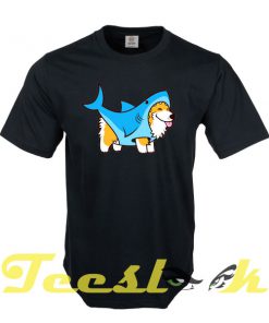 Corgi In a Shark Suit tees shirt