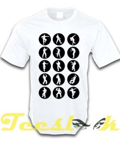 Fortnite Black and White tees shirt