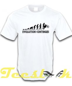 Funny Trail Bike Evolution Continues Silhouette tees shirt