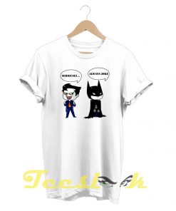 Batman and Joker tees shirt