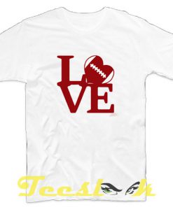 Love Football tees shirt