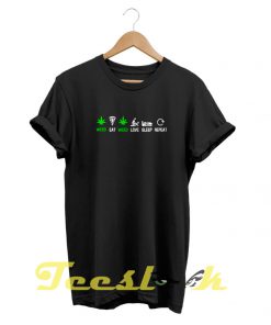 Weed Eat Sleep tees shirt