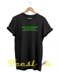 Join Marines tees shirt
