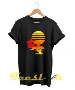 Surfing Sunrise tees shirt