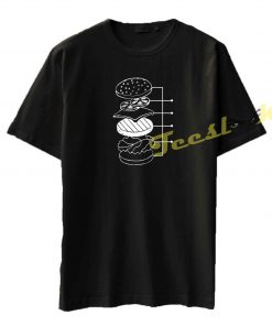 Cheeseburger Blueprint tees shirt