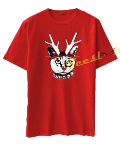 Feline Reindeer tees shirt