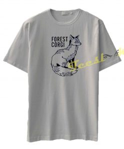 Forest Corgi tees shirt