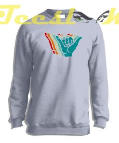 Sweatshirt Shaka Brah Hand Sign