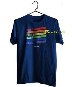 Elizabeth Warren Dream Big Fight Hard Live Proud tees shirt