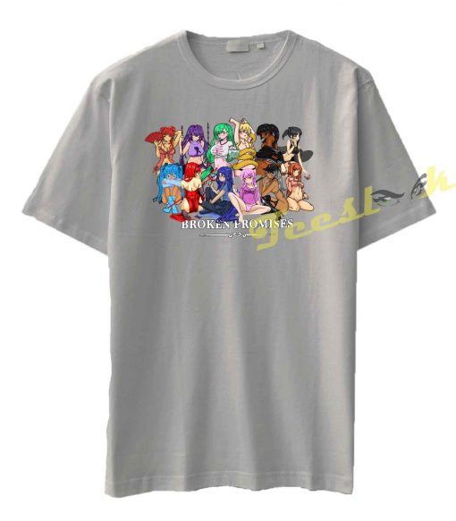 Broken Promises Whole Gang Anime Tee shirt