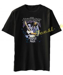 Jimi Hendrix Purple Haze Lightning Tie Dye Tee shirt