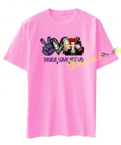 Peace Love Hocus Sanderson Sister Halloween Tee shirt