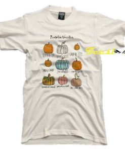 Pumpkin Varieties Tee shirt
