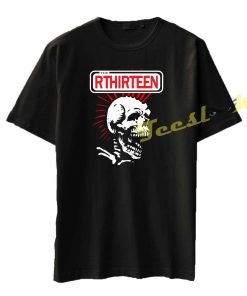 R Thirteen Skull Tee shirt
