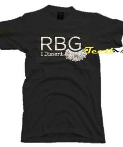 RBG I Dissent necklace Tee shirt