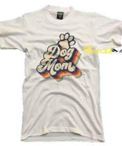 Retro Dog Mom Tee shirt