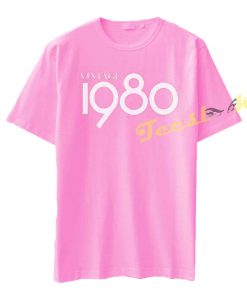 Vintage 1980 40 th Birthday Tee shirt