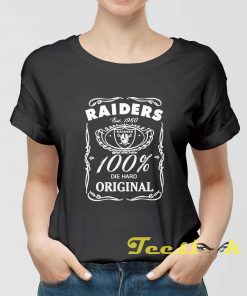 100% Die Hard Original Raiders Tee shirt