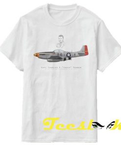 Chuck Yeager S P51 Mustang Glamorous Glen III Tee shirt