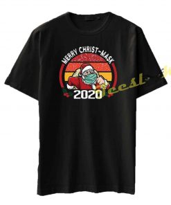 Merry Christmas Funny Christmas 2020 Medical Mask Santa Claus Tee shirt