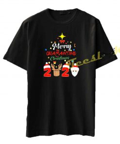 Merry Quarantine Christmas 2020 Xmas Tee shirt