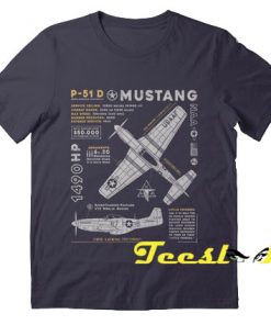 P51 D Mustang Essential Tee shirt