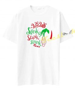 Stink Stank Stunk Christmas 2020 Grinch Hand 02 Tee shirt