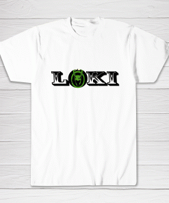 Marvel Loki The Ultimate Retro Logo Graphic Tee shirt