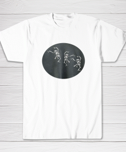 Skeleton Dancing Halloween Tee shirt