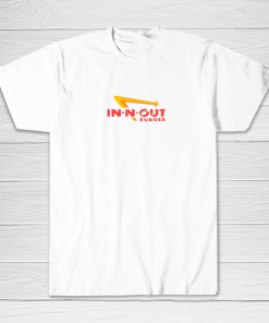 Men's In N Out Burger Logo Tee shirt