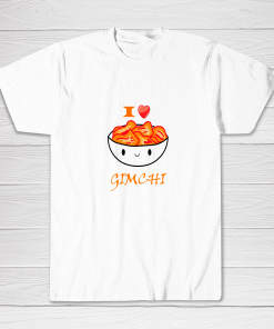 Cute Love Kimchi Tee shirt Men Women