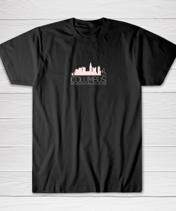 Columbus Shirt Ohio Adult Skyline Columbus Tee shirt