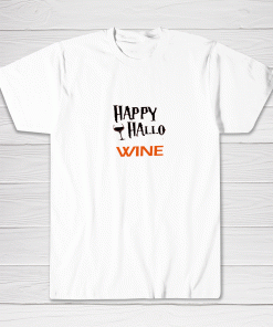 Hallo Wine Halloween Party shirt
