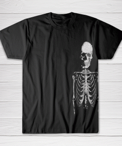 Skeleton Shirt Black Halloween 2021 Tee shirt Men Women
