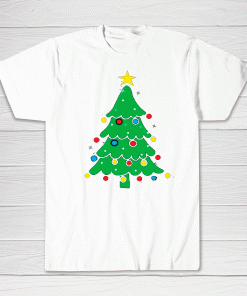 Christmas for Women Tree Ugly Christmas Tee shirt