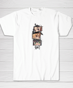 Kimetsu No Yaiba Shirt Tanjiro Zenitsu Inosuke Tee shirt