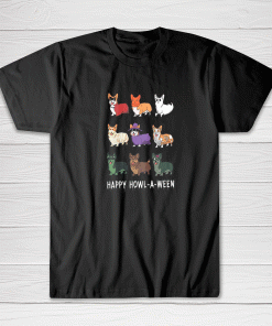 Funny Corgi Dog Halloween 2021 Tee shirt Men Women