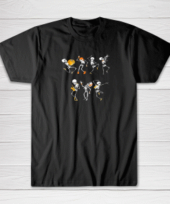 Halloween Dancer Skeleton Tee shirt